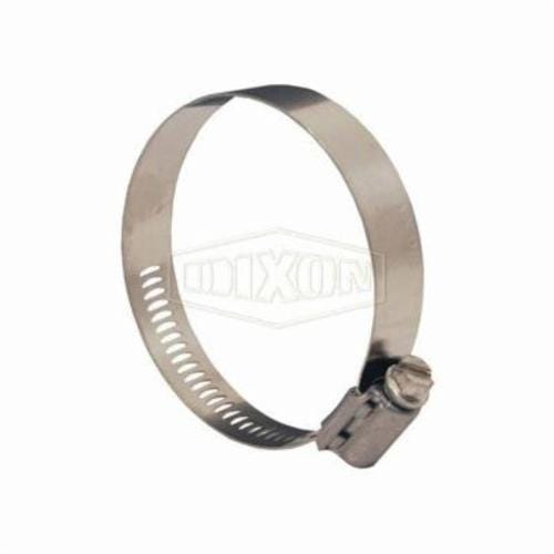Dixon® Aero-Seal® 30006 Worm Gear Clamp, 28/64 to 50/64 in Clamp, Stainless Steel Band, 305 Stainless Steel Bolt, Domestic