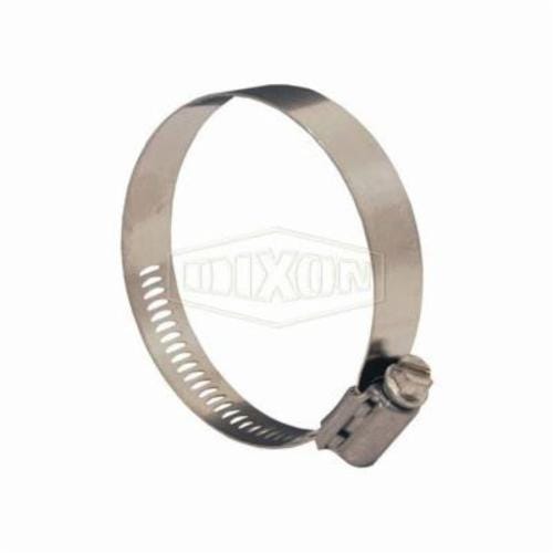 Dixon® Aero-Seal® 30036 Worm Gear Clamp, 1-52/64 to 2-48/64 in Clamp, Stainless Steel Band, 305 Stainless Steel Bolt, Domestic