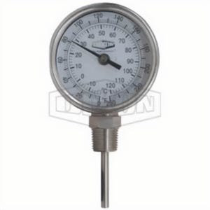 Dixon® 31025064 Thermometer, 0 to 250°F, 1%, 1/2 in MNPT
