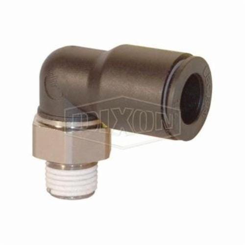 Legris by Dixon® 31096214 Push-In Elbow, 1/4 x 1/2 in Nominal, MNPT x Tube, 290 psi Pressure, Nylon, Domestic