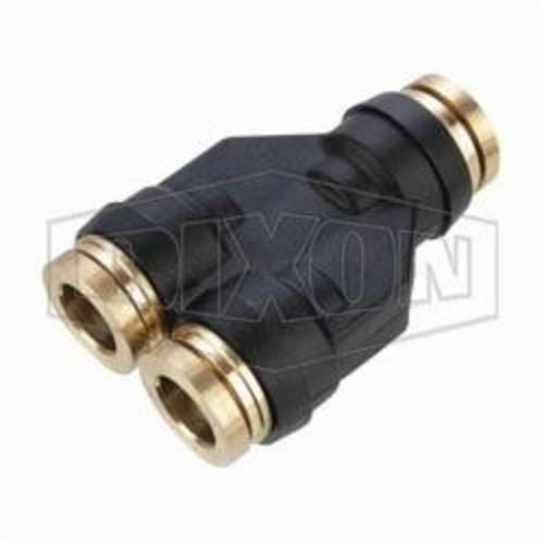 Legris by Dixon® 31405600DOT Push-In Y-Union, 1/4 in Nominal, Tube, 250 psi Pressure, Composite, Domestic