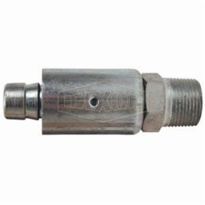 Dixon® 3512WF 3500 Low Profile Nipple with Ferrule, 1/2 in Nominal, MNPT x Hose, 600 psi Pressure, Steel, Domestic