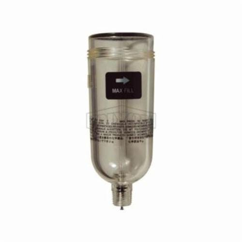 Dixon® 3646-54 Bowl with Manual Drain, Use with L07 Lubricator, Polycarbonate