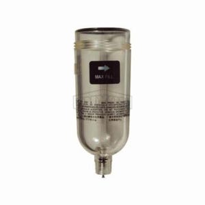 Dixon® 3646-54 Bowl with Manual Drain, Use with L07 Lubricator, Polycarbonate