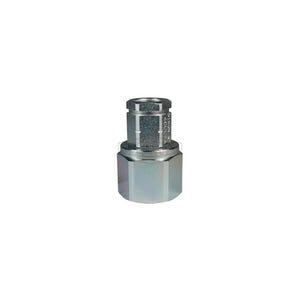 Dixon® 3CVVF3 DQC CVV European Interchange Female Coupler, 3/8 Nominal, Female NPTF, Steel