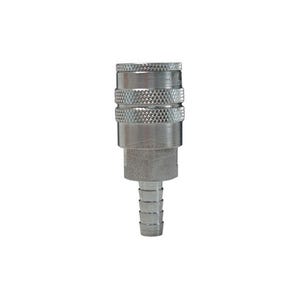 Dixon® 3FS3-S F Series Quick Connect Coupler, 3/8 in Nominal, Quick Connect Coupler x Hose Barb, 300 psi Pressure, 303 Stainless Steel, Domestic