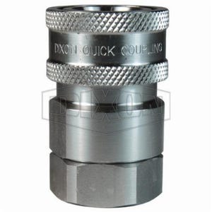 Snap-Tite by Dixon® 3VF3-SS H/IH Interchange Valve Coupling, 3/8-18 Nominal, FNPT, 316 Stainless Steel
