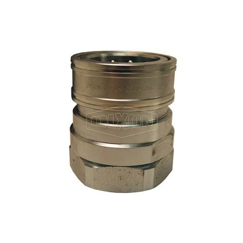 Snap-Tite by Dixon® 3VF3 H Series Interchange Valved Quick Connect Coupling, 3/8-18 Nominal, FNPT, Steel, Domestic