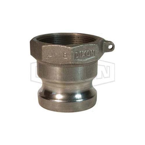 Dixon® 400-A-MI Boss-Lock™ Type A Cam and Groove Adapter, 4 in, Male Adapter x FNPT, Malleable Iron
