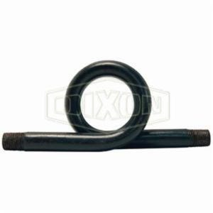 Dixon® 401-01S 180° Steam Gauge Siphon, 1/4 in, Male IPS Thread, 175 psi, Steel