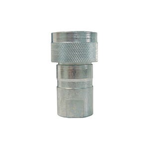 Dixon® 4AGOF4 Pioneer Agricultural Ball Coupling, 3/4-16 Nominal, Female O-Ring Boss™ End Style, Steel, Domestic