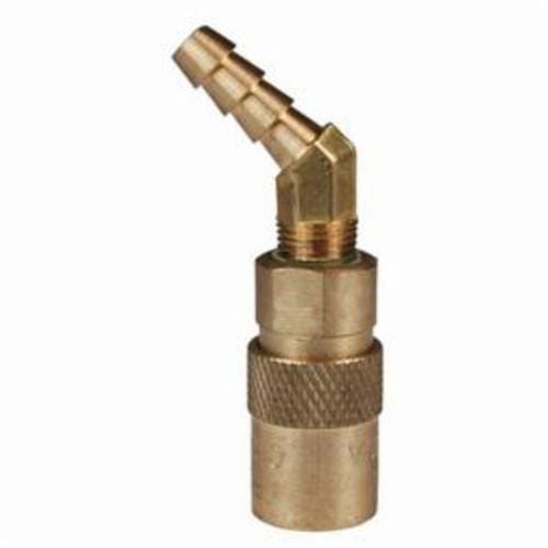 Dixon® 4CM4S4-B-E CM Series Quick-Release Unvalved Coupler, 1/2 in Nominal, Coupler x Barb, Brass, Domestic