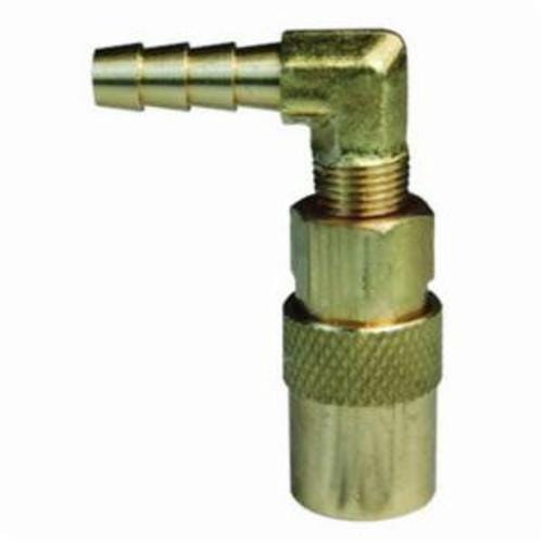 Dixon® 4CM9S4-B-E CM Series Quick-Release Unvalved Coupler, 1/2 in Nominal, Coupler x Barb, Brass, Domestic