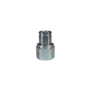 Dixon® 4CVVF4 DQC CVV European Interchange Female Coupler, 1/2-14 Nominal, Female NPTF, Steel