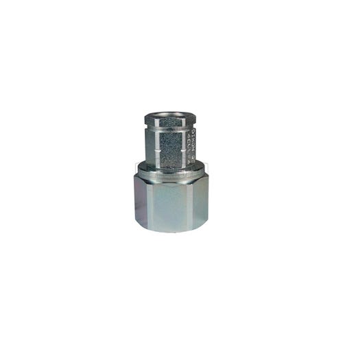 Dixon® 4CVVOF5 DQC CVV European Interchange Female Coupler, 7/8-14 Nominal, Female O-Ring Boss™ End Style, Steel