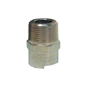 Dixon® Dix-Lock™ 4NM3 N Series Bowes Interchange Male Quick Disconnect Coupler, 3/8-18 Nominal, Quick Disconnect Coupler x NPTF, 500 psi Pressure, Steel