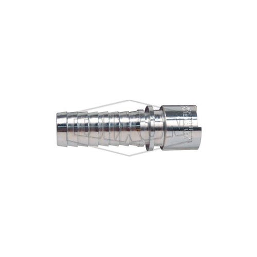 Dixon® Dix-Lock™ 4NS3 N Series Bowes Interchange Quick Disconnect Coupler, 1/2 in Nominal, Quick Disconnect Coupler x Hose Barb, 500 psi Pressure, Steel