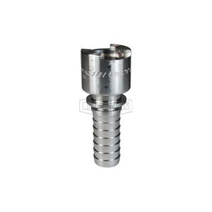 Dixon® Dix-Lock™ 4NS6-S N Series Bowes Interchange Quick Disconnect Coupler, 1/2 in Nominal, Quick Disconnect Coupler x Hose Barb, 500 psi Pressure