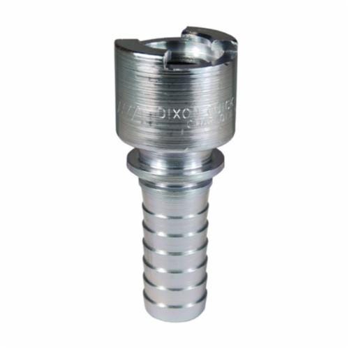 Dixon® 4NS6 Bowes Interchange Bowes Pneumatic Coupler, N-Series, 3/4 in, Quick-Connect x Standard Hose Barb, Steel
