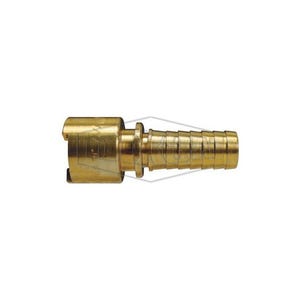Dixon® 4NS8-B Dix-Lock™ Bowes Interchange Quick Disconnect Coupler, 1/2 in Nominal, Quick Disconnect Coupler x Hose Barb, Brass