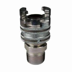 Dixon® 4PM6 P Series Thor Interchange Coupler, 41702, MNPTF, Steel, Trivalent Chrome, Domestic