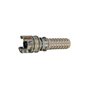 Dixon® Dual-Lock™ 4PS3 P Series Thor Interchange Quick Disconnect Coupler, 1/2 in Nominal, Quick Disconnect Coupler x Hose Barb, 300 psi Pressure, Steel