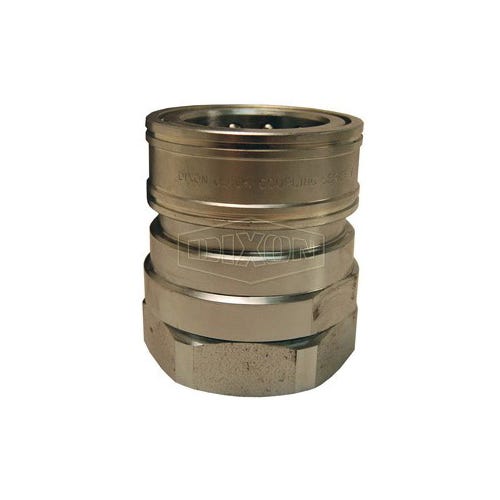 Snap-Tite by Dixon® 4VF4 H Series Interchange Valved Quick Connect Coupling, 1/2-14 Nominal, FNPT, Steel, Domestic