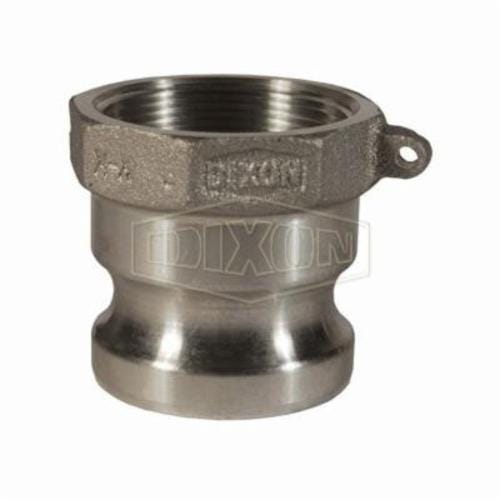 Dixon® 50-A-AL Boss-Lock™ Type A Cam and Groove Adapter, 1/2 in, Male Adapter x FNPT, Aluminum, Domestic
