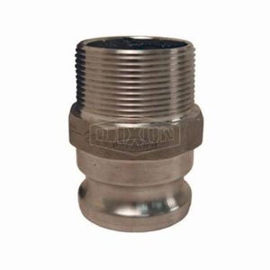Dixon® 500-F-AL Boss-Lock™ Type F Cam and Groove Adapter, 5 in, Male Adapter x MNPT, Aluminum, Domestic