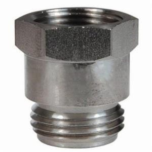 Dixon® The Right Connection™ 5071208SS Garden Hose Adapter, 3/4-11-1/2 x 1/2-14 Nominal, MGHT x FNPTF End Style, 303 Stainless Steel, Domestic