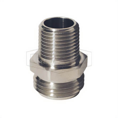 Dixon® 5081212SS The Right Connection Garden Hose Adapter, 3/4-11-1/2 x 3/4-14 Nominal, Male Garden Hose Thread x MNPT End Style