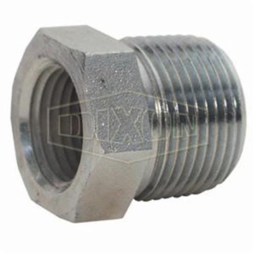 Dixon® 5406-12-8 Hex Reducer Bushing, 3/4-14 x 1/2-14 Nominal, Male NPTF x Female NPTF, Steel