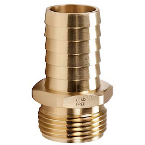 Dixon® 5901616CLF 1 in Brass Male NPSH Fitting Brass Low Lead