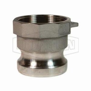 Dixon® 600-A-SS Boss-Lock™ Type A Cam and Groove Adapter, 6 in, Male Adapter x FNPT, 316 Stainless Steel, Domestic