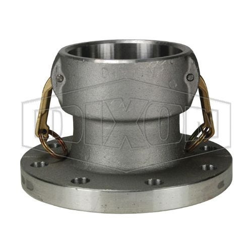 Dixon® 600-DL-AL Cam and Groove Coupler, 6 in Nominal, Coupler x Class 150 Flange End Style, Aluminum