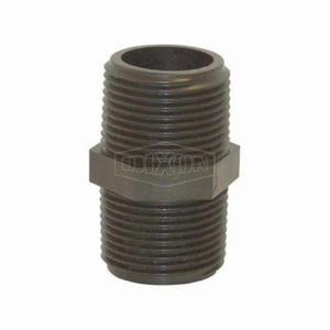 Dixon® 61769 Hex Pipe Nipple, 3 in x 4 in L MNPT, Polypropylene, Domestic