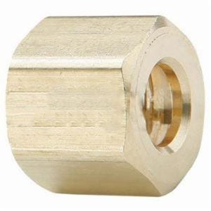 Dixon® 61C-10 The Right Connection Compression Nut, 5/8 in x 13/16-18 Nominal, Tube x Straight End Style, Brass, Domestic
