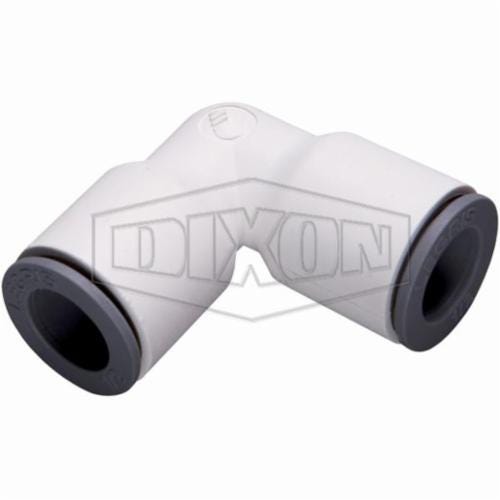 Dixon® 63026000WP2 LIQUIfit™ 90°  Union Elbow, 3/8 in Nominal, Nylon, Domestic