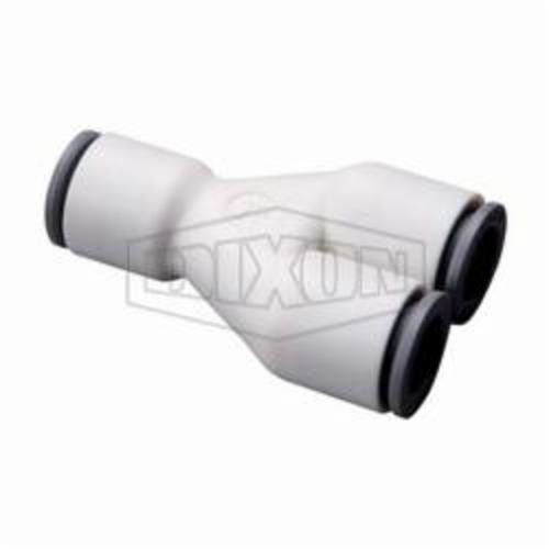 Dixon® 63406000WP2 LIQUIfit™ Union Y-Connector, 3/8 in Nominal, Tube End Style, Nylon, Domestic