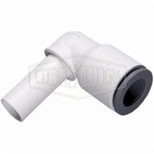 Dixon® 63826200WP2 LIQUIfit™ 90°  Plug-In Elbow, 1/2 in Nominal, Nylon, Domestic