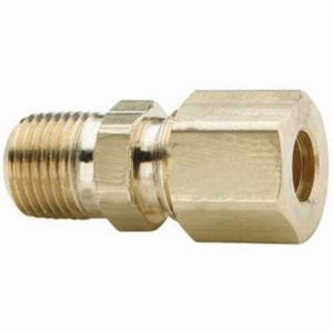 Dixon® 68C-0402 The Right Connection Tube-to-Pipe Connection, 1/4 in x 1/8 in x 7/16-24 Nominal, Tube x Straight MPT End Style, Brass, Domestic