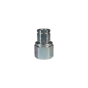 Dixon® 6CVVBF6 DQC CVV European Interchange Female Coupler, 3/4-14 Nominal, Female BSPP, Steel