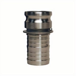 Dixon® 75-E-SS Boss-Lock™ Type E Cam and Groove Adapter, 3/4 in, Male Adapter x Hose Shank, 316 Stainless Steel, Domestic