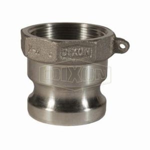 Dixon® 7550-A-AL Boss-Lock™ Type A Cam and Groove Adapter, 3/4 x 1/2 in, Male Adapter x FNPT, Aluminum, Domestic