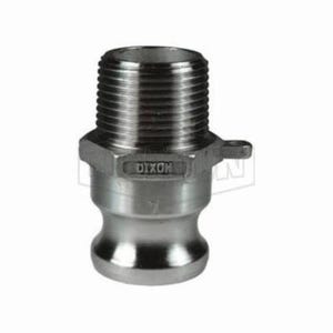 Dixon® 7550-F-SS Boss-Lock™ Type F Cam and Groove Adapter, 3/4 x 1/2 in, Male Adapter x MNPT, 316 Stainless Steel, Domestic