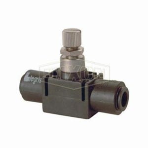 Legris by Dixon® 77705600 In-Line Flow Control Valve, 15 to 145 psi, Nylon Body