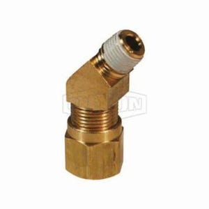 Dixon® 79NAB42VS 45°  Air Brake Elbow, 7/16-24 x 1/8 in, Straight Thread x Pipe, Brass, Domestic