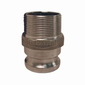 Dixon® 800-F-AL Boss-Lock™ Type F Cam and Groove Adapter, 8 in, Male Adapter x MNPT, Aluminum