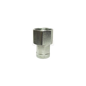 Dixon® 8WF8-HN DQC W Wingstyle Interchange Hex-Nut Female Coupler, 1-11-1/2 Nominal, Female NPTF, Steel