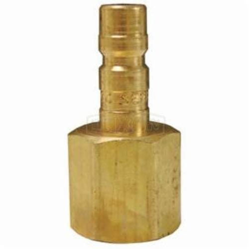 Dixon® A1F1-B A Series Quick Connect Plug, 1/8-27 Nominal, Quick Connect Plug x FNPT, 500 psi Pressure, Brass, Domestic